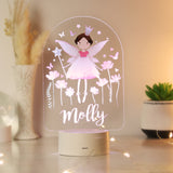 Personalised Fairy LED Colour Changing Night Light