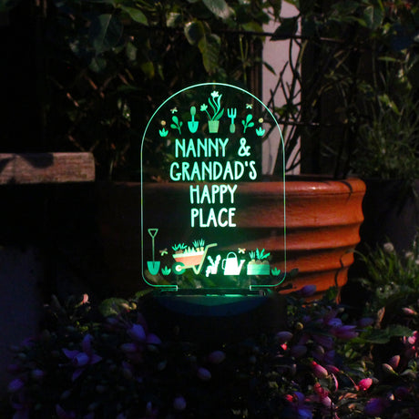 Personalised Vegetable Patch Outdoor Solar Light - LED Lighting at Gift Moments