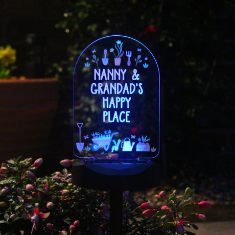 Personalised Vegetable Patch Outdoor Solar Light - LED Lighting at Gift Moments