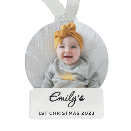 Personalised Photo Upload Acrylic Decoration - Decorations at Gift Moments