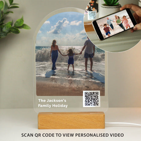 Personalised QR Photo Upload LED Light - LED Lighting at Gift Moments