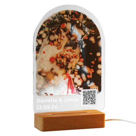 Personalised QR Photo Upload LED Light - LED Lighting at Gift Moments