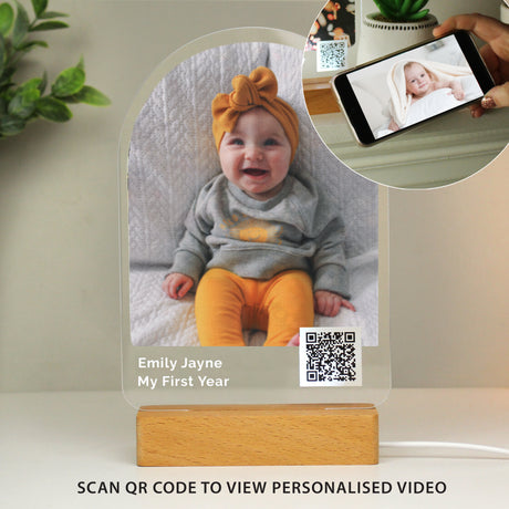 Personalised QR Photo Upload LED Light - LED Lighting at Gift Moments