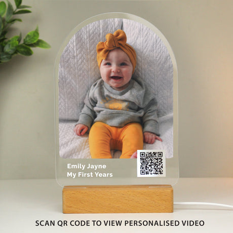 Personalised QR Photo Upload LED Light - LED Lighting at Gift Moments