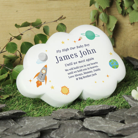 Personalised Space Resin Memorial Cloud Default Title - Memorials at Gift Moments