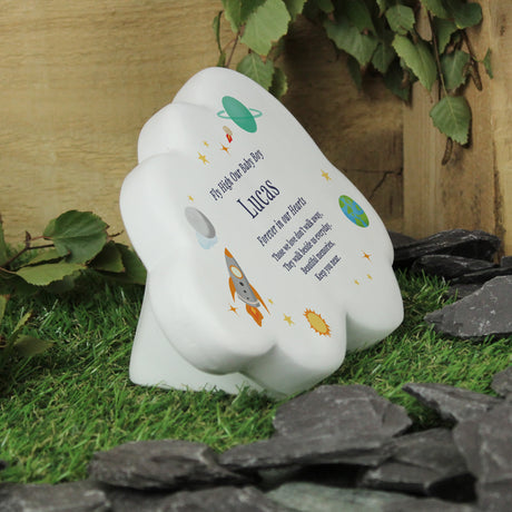 Personalised Space Resin Memorial Cloud - Memorials at Gift Moments