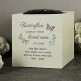 Personalised Butterflies Appear Memorial Vase - Vases & Plant Pots at Gift Moments