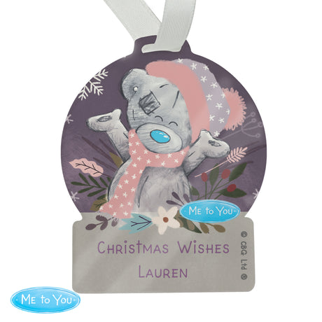 Personalised Me to You Winter Acrylic Decoration: 4 - Christmas Decorations