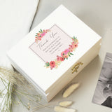 Personalised Floral Wishes Keepsake Box: 3 - Keepsake Boxes By Gift Moments