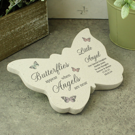 Personalised Butterflies Appear Memorial Resin Butterfly - Memorials at Gift Moments