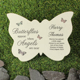 Personalised Butterflies Appear Memorial Resin Butterfly - Memorials at Gift Moments