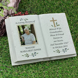 Personalised Memorial Cross Photo Upload Resin Book Default Title - Memorials at Gift Moments