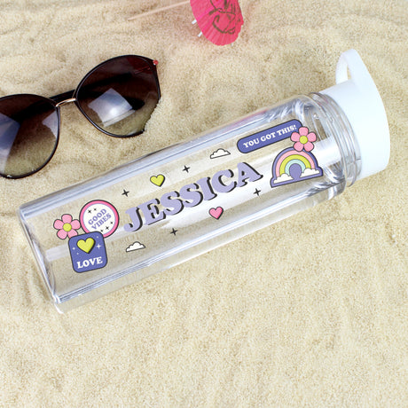 Personalised Good Vibes Water Bottle Default Title - Water Bottles at Gift Moments