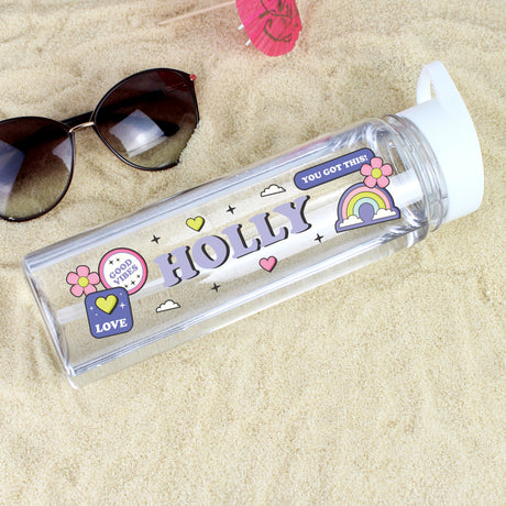 Personalised Good Vibes Water Bottle - Water Bottles at Gift Moments