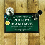 Personalised Man Cave Bar Mats: 8 - Barware By Gift Moments