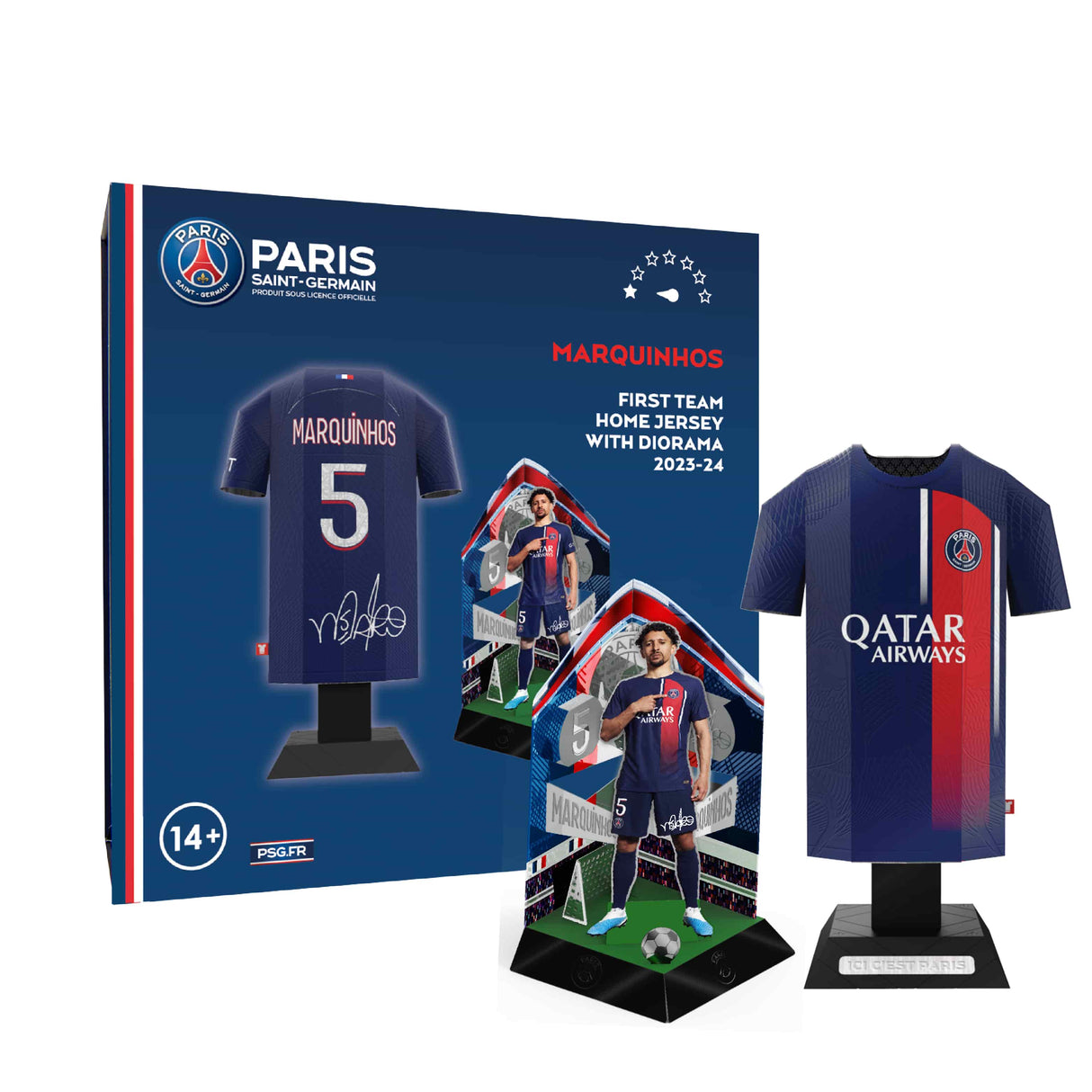 Paris Saint-Germain Signature Pack: 6 - Marquinhos - Display Kit By Paris Saint Germain