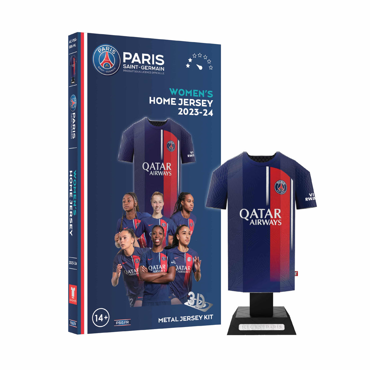 PSG 23/24 Women’s Home Jersey Model Kit: 2 - Display Kit By Paris Saint Germain