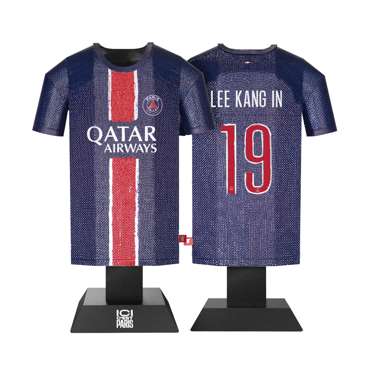 Paris Saint-Germain FC 24/25 Metal Home Jersey - Display Kit at Gift Moments