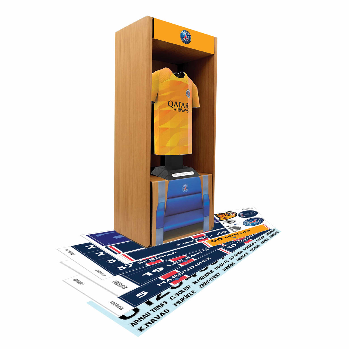 PSG 23/24 Goalkeeper Locker Pack: 1 - Display Kit By Paris Saint Germain