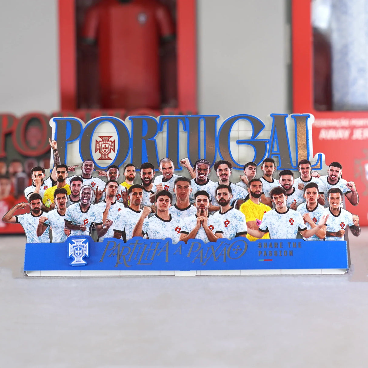 Portugal 2024 Squad Away Diorama - Display Kit at Gift Moments