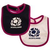 Scotland RU 2 Pack Bibs Default Title - Baby Clothing at Gift Moments