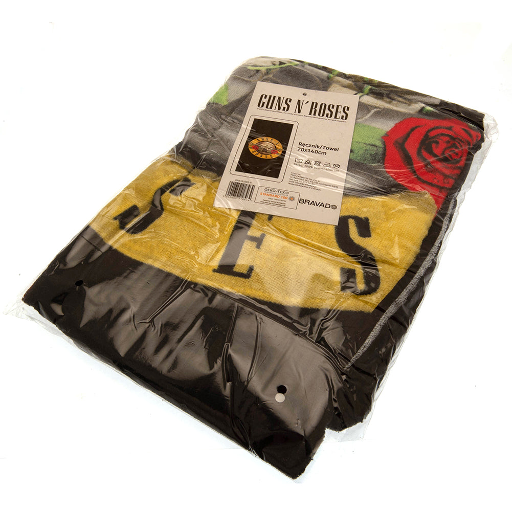 Guns N Roses Velour Beach Towel - Towels at Gift Moments