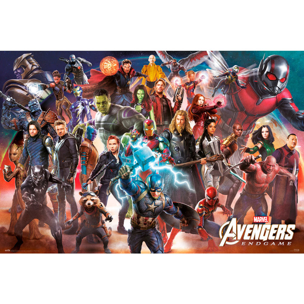 Avengers Endgame Poster Line Up 12 Default Title - Posters at Gift Moments