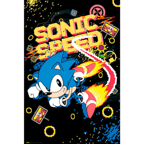 Sonic The Hedgehog Retro Maxi Poster 11 Default Title - Posters at Gift Moments