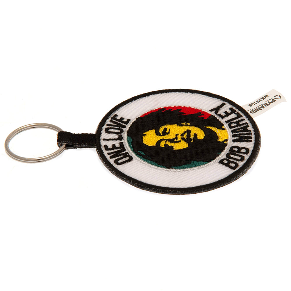 Bob Marley Woven Fabric Keyring: 2 - Keyrings By Bob Marley