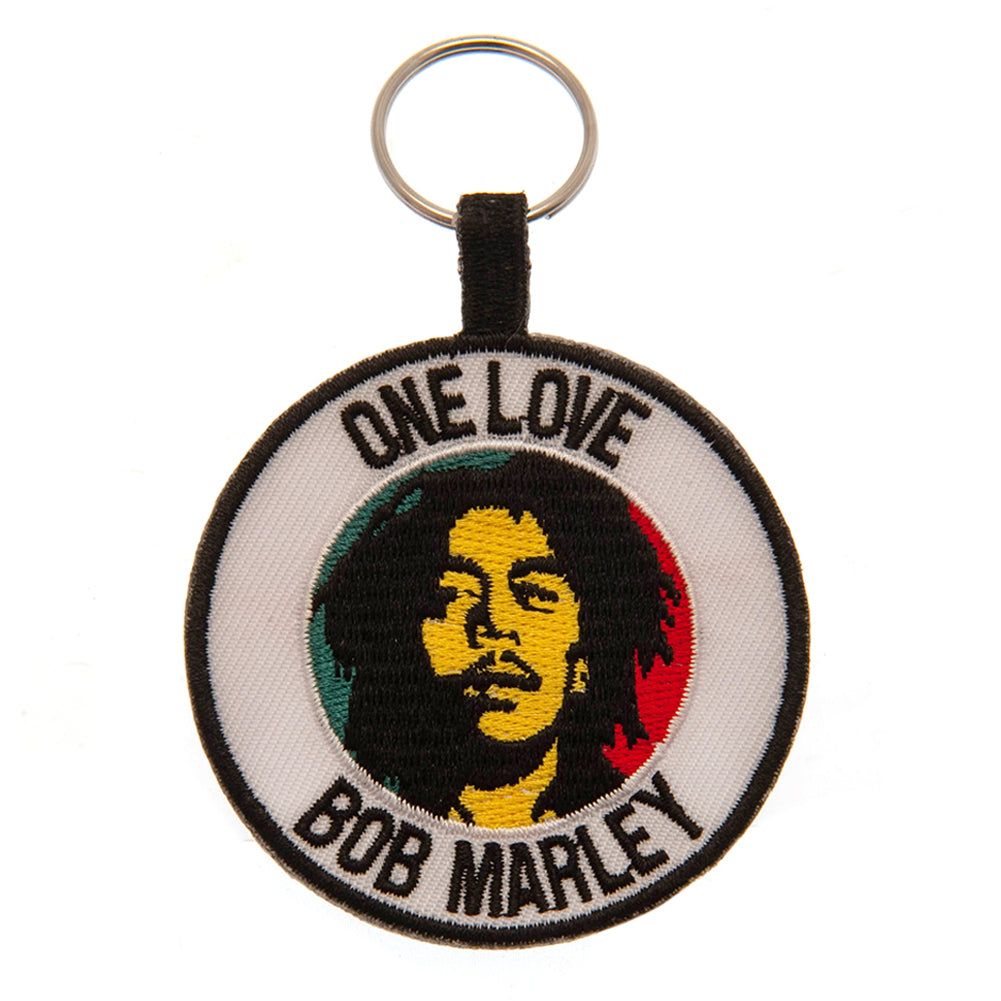 Bob Marley Woven Fabric Keyring: 1 - Keyrings By Bob Marley