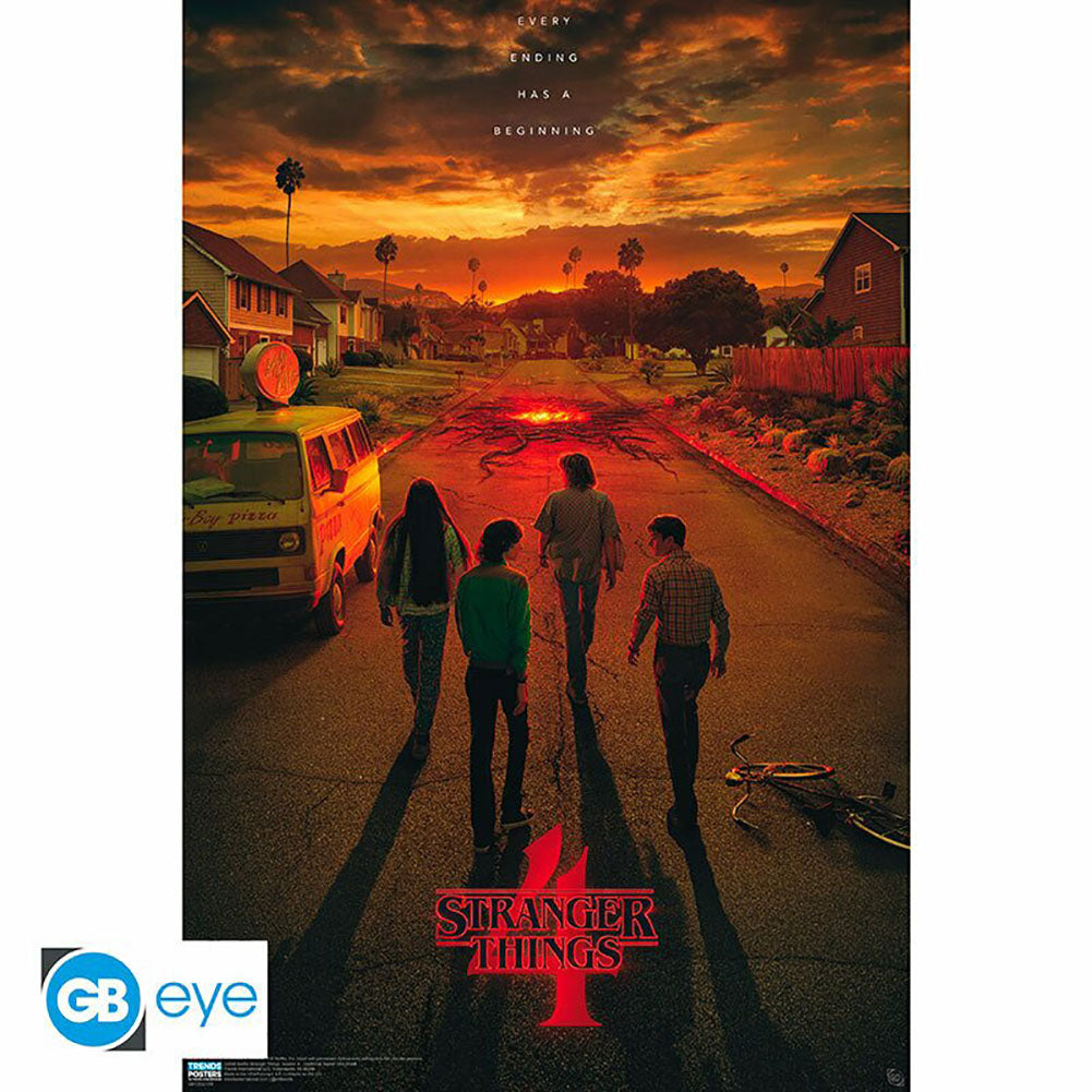 Stranger Things 4 California Maxi Poster: 1 - Posters By Stranger Things