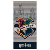 Harry Potter Towel House Hogwarts - Velour Beach Towel Default Title - Towels at Gift Moments