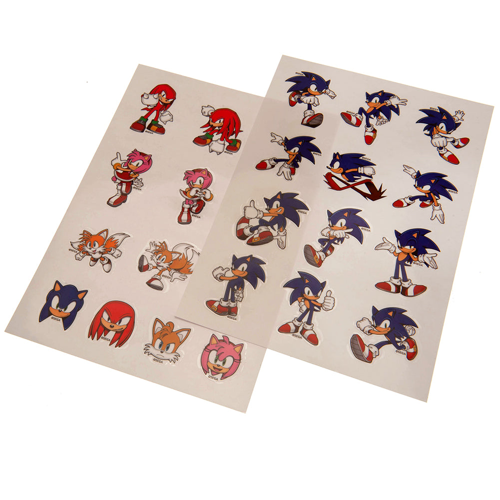 Sonic The Hedgehog Tech Stickers - Set of 56 Vinyl Stickers - Stickers at Gift Moments