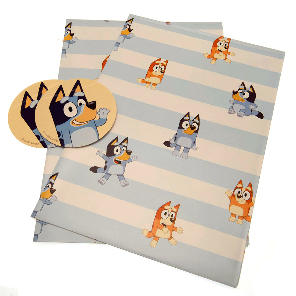 Bluey Gift Wrap Default Title - Gift Wrap & Bags at Gift Moments