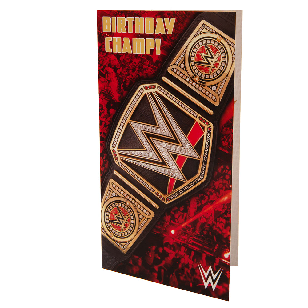 WWE Birthday Card Title Belt - Greeting Cards at Gift Moments