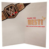 WWE Birthday Card Title Belt - Greeting Cards at Gift Moments