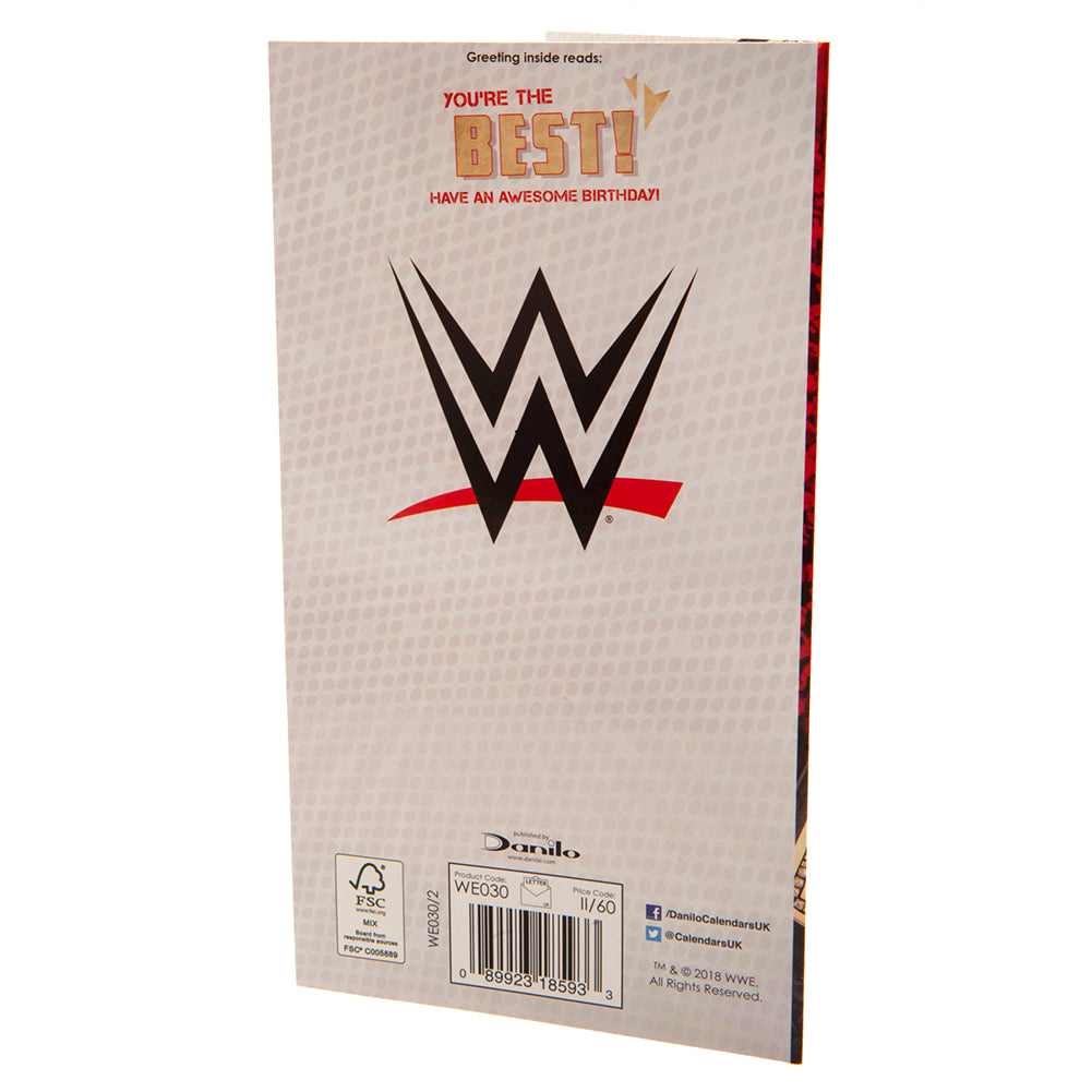 WWE Birthday Card Title Belt - Greeting Cards at Gift Moments