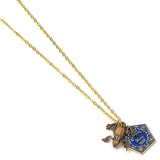 Harry Potter Gold Plated Necklace Chocolate Frog - Jewellery at Gift Moments