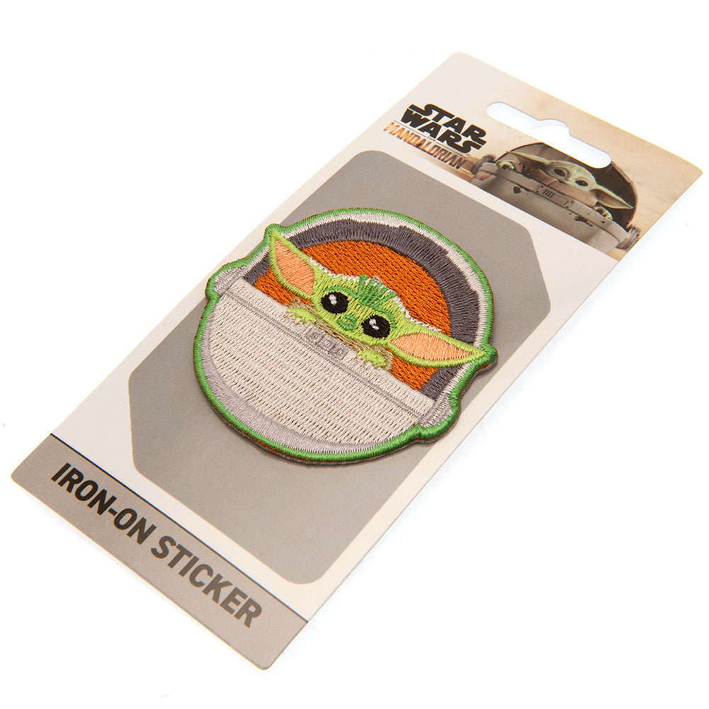 Star Wars: The Mandalorian Iron-On Patch Featuring Grogu - Badges at Gift Moments