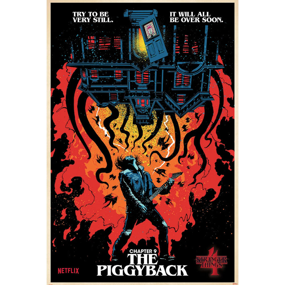 Stranger Things 4 Piggyback Maxi Poster Default Title - Posters at Gift Moments