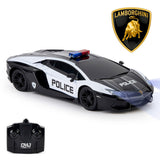 Lamborghini Aventador Radio Controlled Car 1:24 Scale Police Default Title - Toys at Gift Moments