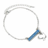 Harry Potter Silver Plated Bar Bracelet Ravenclaw Default Title - Jewellery at Gift Moments