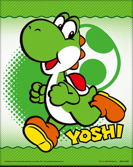 Super Mario 3D Lenticular Print: Mario & Yoshi - Wall Art at Gift Moments