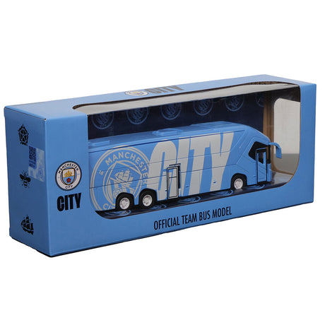 Manchester City FC Diecast Team Bus - 25cm Replica - Toys at Gift Moments