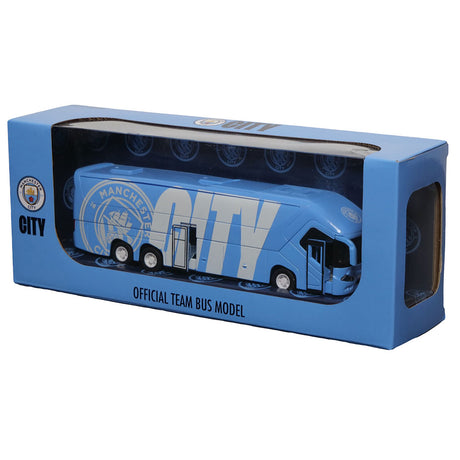 Manchester City FC Diecast Team Bus - 25cm Replica - Toys at Gift Moments