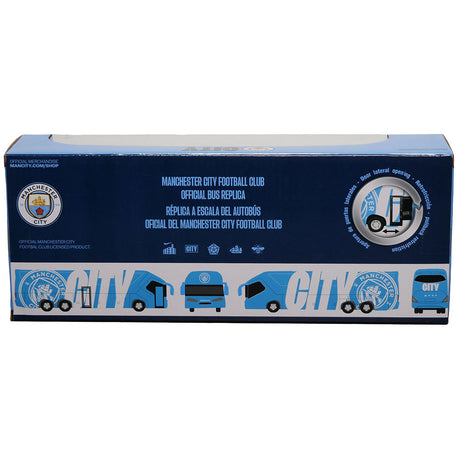 Manchester City FC Diecast Team Bus - 25cm Replica - Toys at Gift Moments