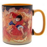 One Piece Heat Changing Mega Mug Featuring Luffy & Sabo - Mugs at Gift Moments