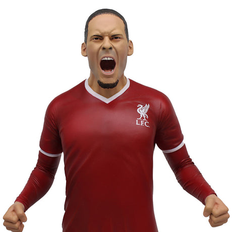 Liverpool FC Football's Finest Virgil Van Dijk Premium 60cm Statue - Figures & Collectables at Gift Moments