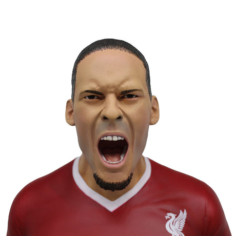 Liverpool FC Football's Finest Virgil Van Dijk Premium 60cm Statue - Figures & Collectables at Gift Moments