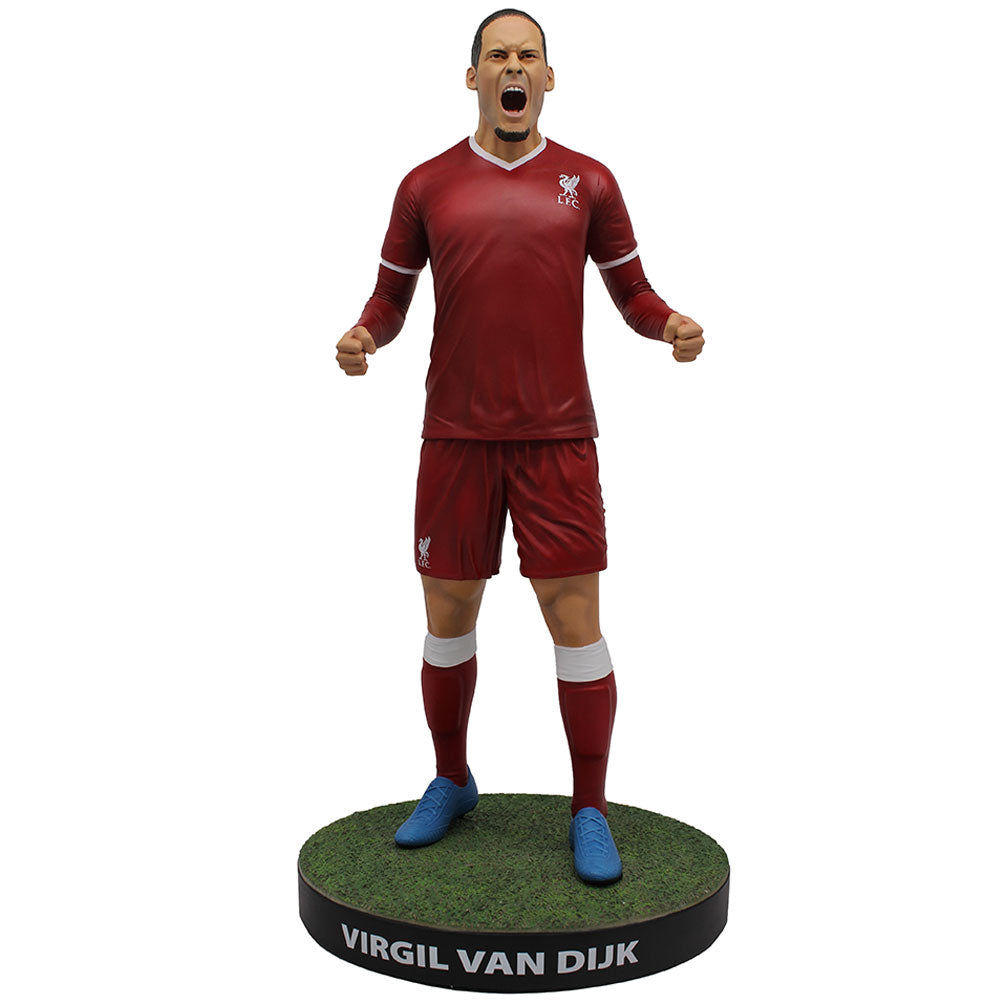 Liverpool FC Football's Finest Virgil Van Dijk Premium 60cm Statue Default Title - Figures & Collectables at Gift Moments